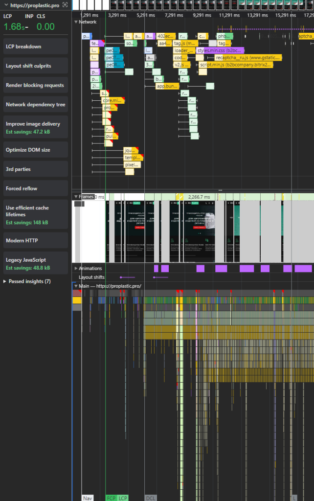 Оптимизация сайтов (PageSpeed) на базе 1С Битрикс