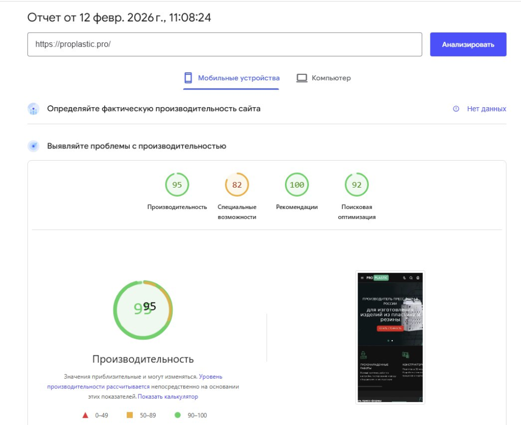 Оптимизация сайтов (PageSpeed) на базе 1С Битрикс